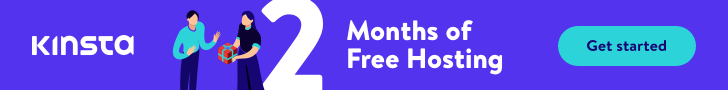 Kinsta Hosting - 2 months free
